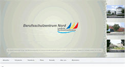 Desktop Screenshot of berufsschulzentrum-nord.de