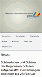 Mobile Screenshot of berufsschulzentrum-nord.de